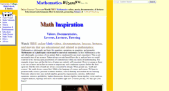 Desktop Screenshot of mathematicswizard.com